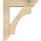 Ekena Millwork Westlake Slat Rough Sawn Bracket w/ Offset Brace, Douglas Fir, 6"W x 22"D x 26"H BKT0604X22X26WTL06RDF - alternate 4